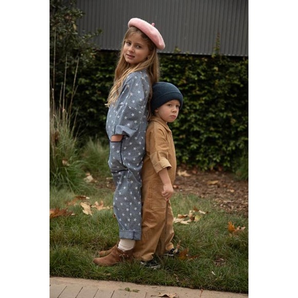 NWT Billie Unisex Romper-Chambray Star size 7 - Picture 4 of 4